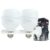 Kit 2 Lâmpadas LED Bulbo Avant 40W 3000K Amarela Bivolt E27 3000lm Alta Potência