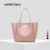 (Lovito Carry) Bolsa de Ombro Casual Simples e Elegante de Grande Capacidade para Mulheres LFR13107