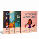 Kit Quem Criou Deus? + Porque Não Vemos Deus? + Será Que Deus é Forte? + Onde Deus Mora?
