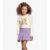 Conjunto Infantil Blusa Com Shorts Saia Trick Nick Roxo