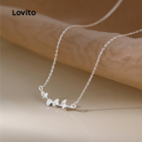 Lovito Colares de Estilo Elegante e versátil LFA108127