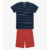 Conjunto Infantil Camiseta Com Bermuda Trick Nick Azul