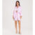 Shorts Feminino Listrado Dianna Rosa