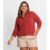 Camisa Manga 7/8 Air Flow Pesado Secret Glam Marrom