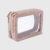 Nécessaire Nude com Transparência – Double Crystal Case