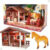 Brinquedo Infantil Casinha Faroeste C/ Cavalo e Acessórios 0418 – Samba