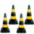 Kit 4 Cones para sinalização 75cm 2 faixas – RM-44 Multimarcas