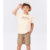 Conjunto Infantil Camiseta Com Bermuda Trick Nick Bege
