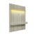Painel Ripado com Rack Suspenso até 70 Polegadas Tulum com LED 1 PT 2 GV Off White Alt 218 Larg 222 cm