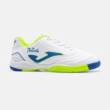 Chuteira de Futsal Joma Toledo Infantil – Branco e Azul