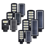 Luminaria Poste/Pública Com Placa Solar 50W/100W/150W/200W/250W/300W  Branco Frio 6500K