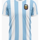 Camisa Retrô Argentina 1986 Home Torcedor Vintage Clássica Copa Confortável