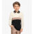Polo Infantil Menino Manga Longa Trick Nick Bege