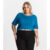 Blusa Feminina Manga Curta Secret Glam Azul