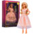Boneca Princesa Fashion Vestido Brilhante Acessórios Castela