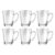 Conjunto de 6 Canecas 86ml Affogat CV244728 Cazza