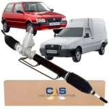 Caixa Direção Hidráulica Fiat Uno Fire Fiorino 2007 A 2013 Uno Way 2004 A 2013 Sem Pino