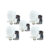 Kit 5 Lâmpadas LED Avant 40W Bivolt E27 3000K Amarela Alta Potência Econômica Iluminação