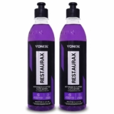 Kit 2 Restaurador De Plásticos Automotivo Restaurax 500ml Vonixx