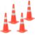 Kit 4 Cones para sinalização 75 cm com 2 faixas – RM-41
