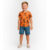 Camiseta Infantil Masculina Infinita Cor Laranja