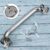 Alça de Apoio Banheiro Barra Inox 30/40/50/60cm Cadeirante Idoso Deficiente Acessibilidade JH