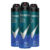 Kit Desodorante Aerosol Rexona Active Dry/Azul 150ml – 3 Unidades