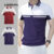 Lovito Camisa Pólo Casual Colorida de Primavera/verão – Camisa Pólo Azul Escura para homens LNE110040
