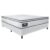 Cama Box Casal Queen Gazin Colchão Molas Ensacadas 158x198x62cm New Branco Linho