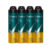 Kit Desodorante Aerosol Rexona V8 Amarelo 150ml – 4 Unidades