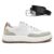 Tênis Democrata Couro Denim Drake Pulse + Cinto Dupla Face
