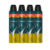 Kit Desodorante Aerosol Rexona V8 Amarelo 250ml – 4 Unidades