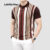 Lovito Men Camisa Polo Casual Primavera/verão para Homens LNE114116