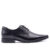 Sapato Masculino Pegada Social Couro Bico Quadrado Preto