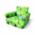 Poltrona Infantil Espuma Super Confortável Estampa Gamer Sofazinho Criança Leve para Quarto Brincar