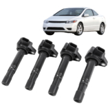 Kit 4 Bobinas De Ignição Honda Civic 1.7 16v 2001 À 2006 3 Pinos