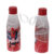 Garrafa Squeeze Abre Fácil Plasútil Spider Degradê Vermelha 530ml