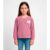 Blusão Infantil Menina Com Laço Infinita Cor Rosa