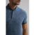 Polo Gola Portuguesa Piquet Slim Fit – Azul Marinho / Azul Hidra