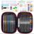 kit 127 peças De Ferramentas De Agulhas colorido Crochê de Tricô Alumínio para Fio Ponto Cruz Manual