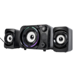 Caixa de Som Bluetooth 2.1 Subwoofer RGB 18W USB AUX FM Grasep D-GP301 BT