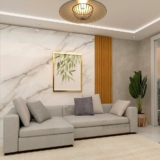 Painel Ripado Barra WPC MDF 250cmx49,6cm Gelius Naturale