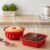 Kit Forma De Silicone Retangular Pão Bolo Pudim Air Fryer