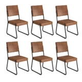 Kit 6 Cadeiras para Sala de Jantar Napoli
