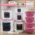 Kit com 9 potes para mantimentos de cozinha