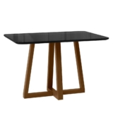 Mesa para Sala de Jantar Livia Largha Âmbar/Preto