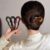 Presilha de cabelo retrô em formato de U, adequada para mulheres e meninas, presilha de cabelo em fibra de acetato com f