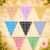Bandeirola para Festas – QUADRICULADA/XADREZ COLORIDA – 12 BANDEIRAS – 8 Opções Cores – Festa Aniversário – Bandeirinha