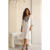 Vestido Midi Boho Chic Bordado Premium Indiano Verão-ME00290