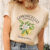 Camiseta Feminina Limoncello Drink Lemon T-Shirt 100% Algodão Tendência Moda Feminina Casual